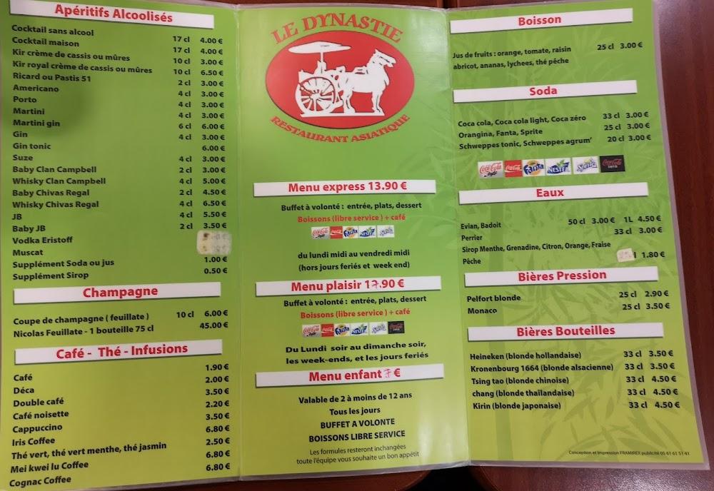 Le Dynastie - Menu Image 3